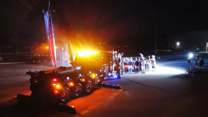 Preferred truck lights at the America 250 gathering