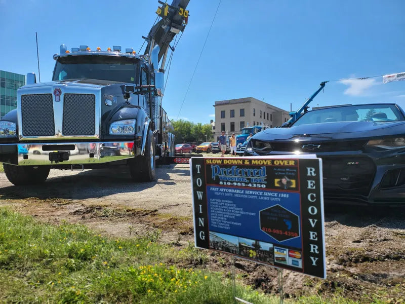 Preferred roadside-safety display