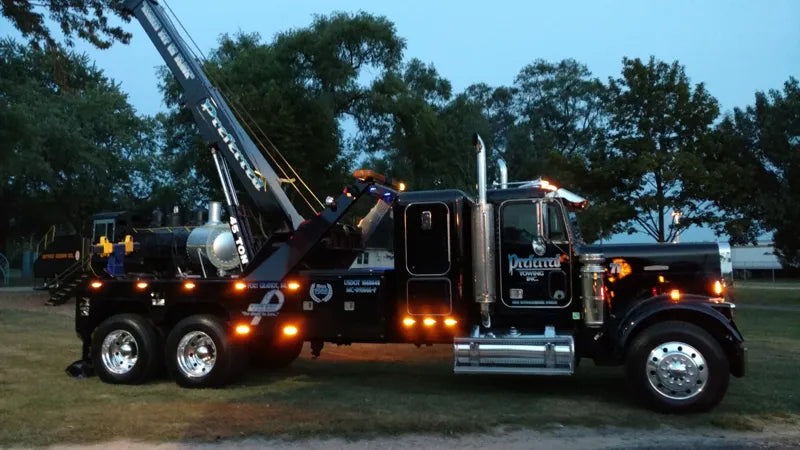 Preferred truck at dusk
