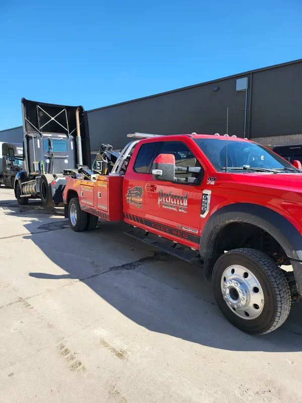 Red Preferred light-duty truck